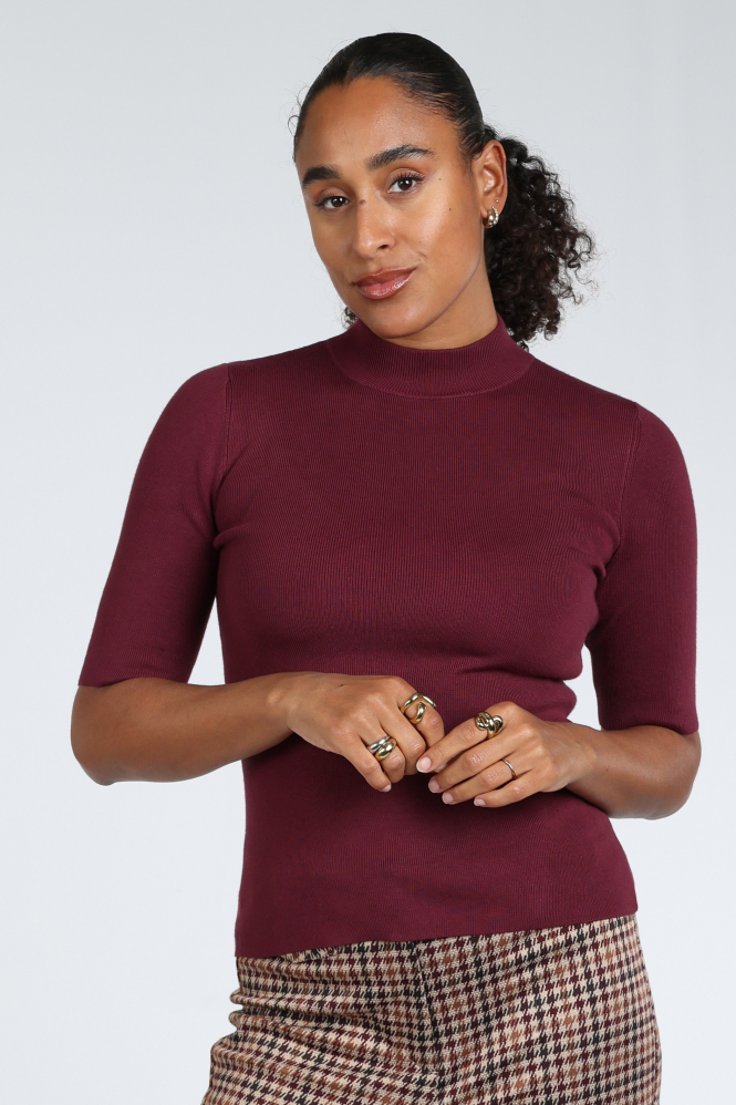 Emotions 226003 Trui turtle neck Rood