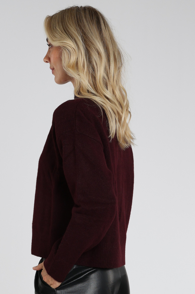 Neo Noir 159703 Paulina Trui turtle neck Rood