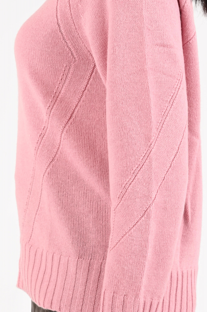 Emotions 225041 Trui turtle neck Roze