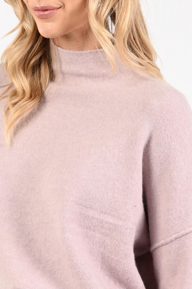 Knit-Ted Kim Trui turtle neck Roze