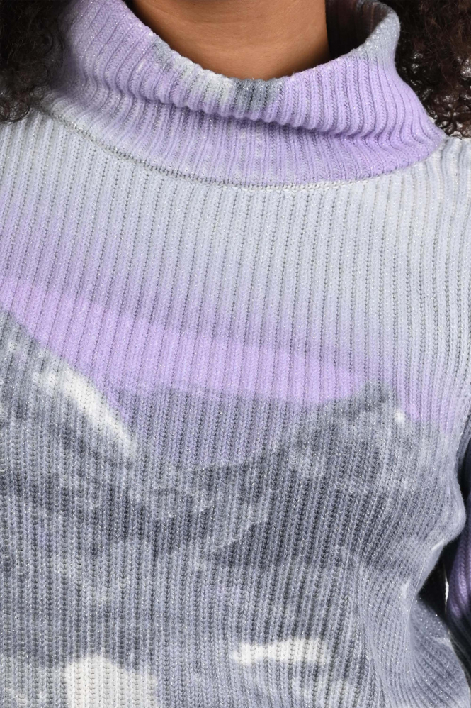 Monari 808370 Trui turtle neck Grijs