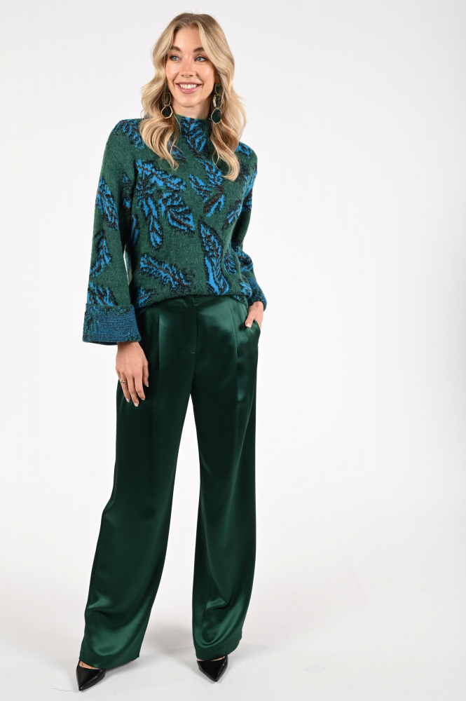 Marc Cain ZC 41.43 M63 Trui turtle neck Groen