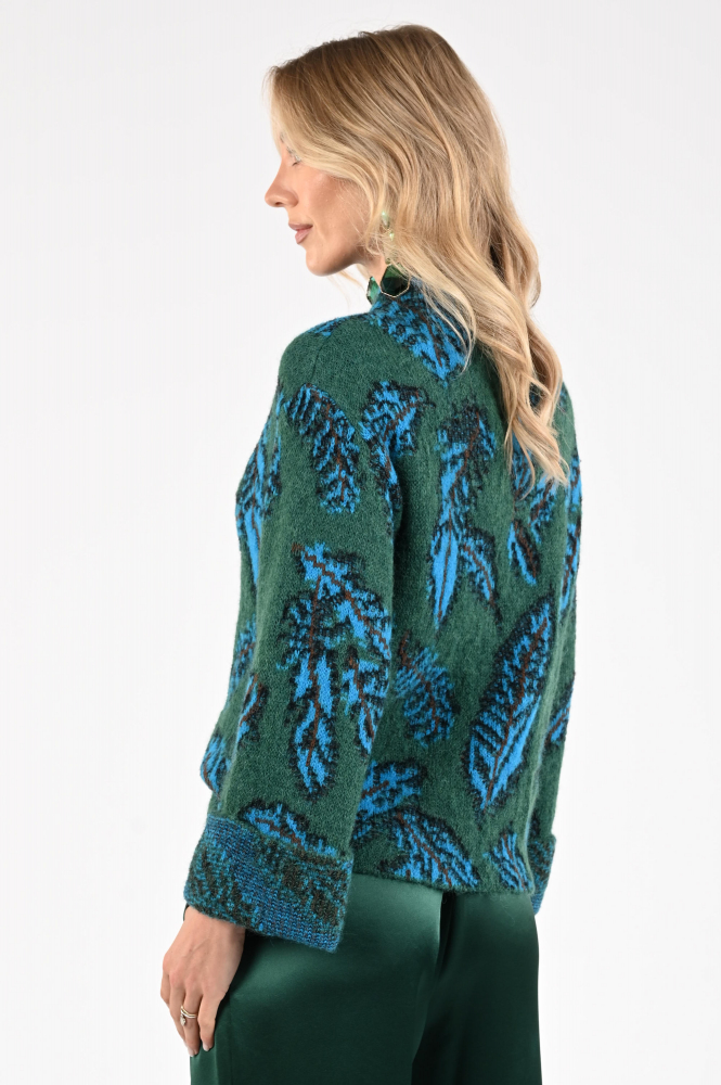 Marc Cain ZC 41.43 M63 Trui turtle neck Groen