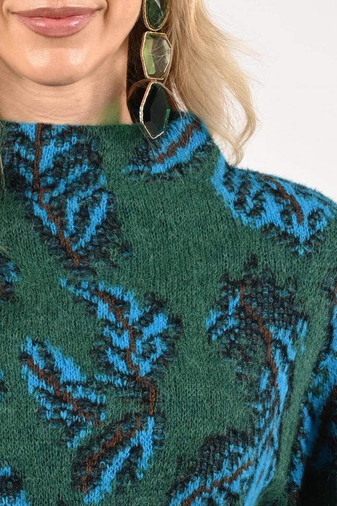 Marc Cain ZC 41.43 M63 Trui turtle neck Groen
