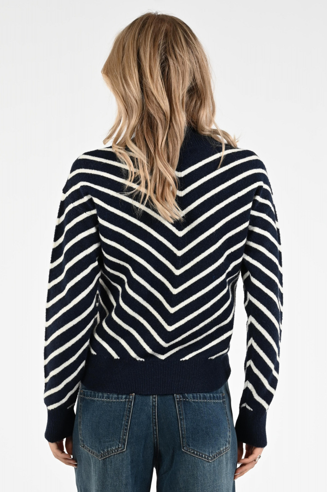 Geisha 54504-10 Trui turtle neck Blauw