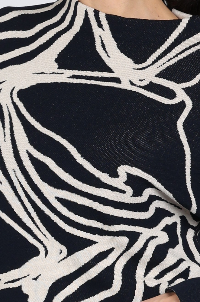 FABER 16605 Trui turtle neck Blauw
