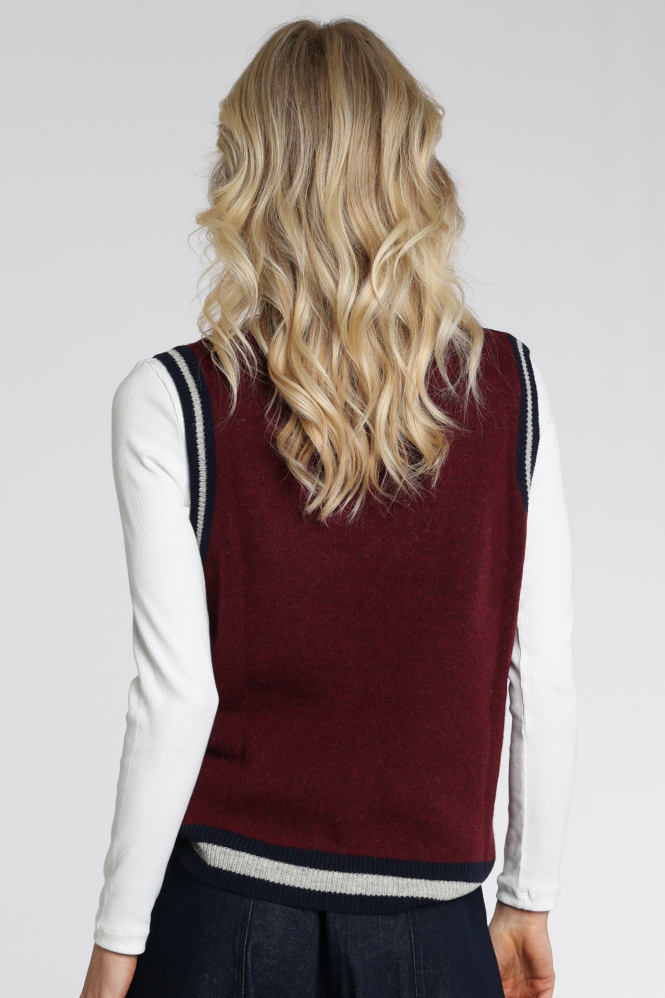 Aimée the label Mexico Knitted Spencer Rood