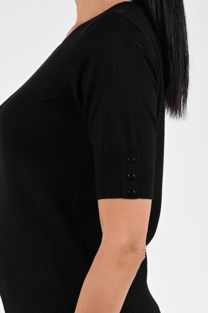 Emotions 225001 Pull korte mouw Zwart