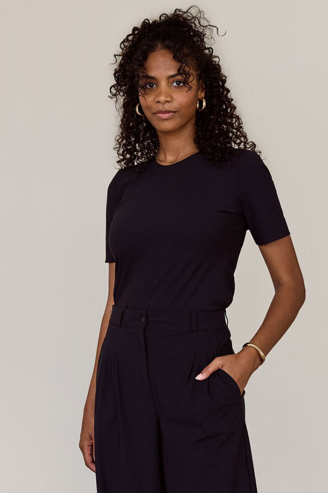 Studio Anneloes  Pull korte mouw Zwart