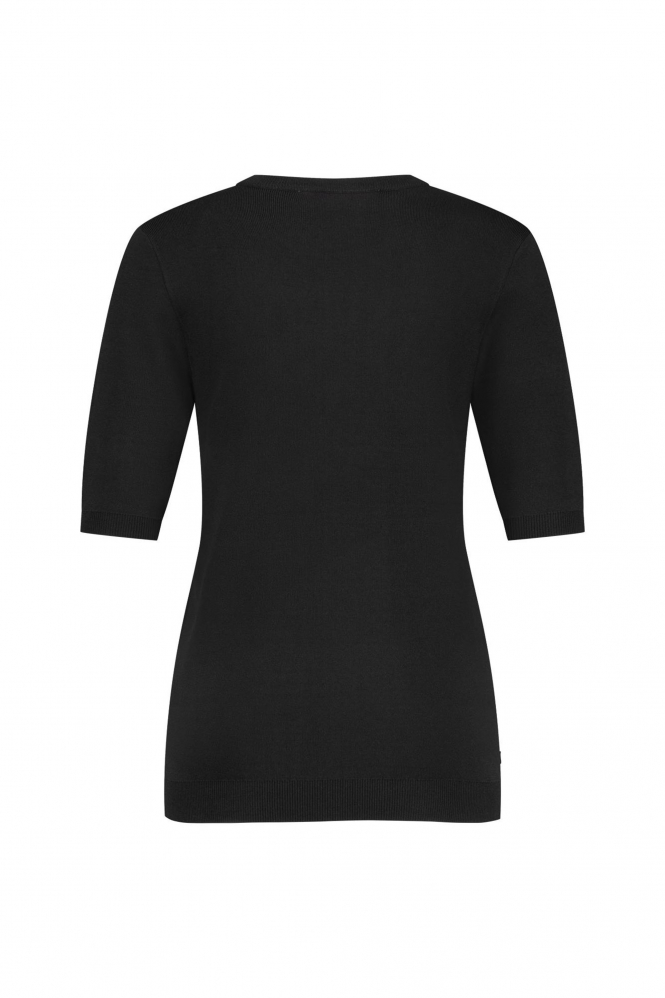L.O.E.S. by Studio Anneloes Lana ssl solid pull Pull korte mouw Zwart