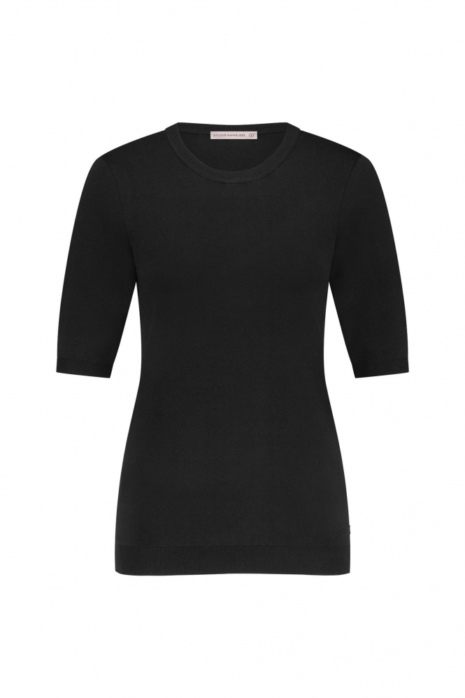 Studio Anneloes  Pull korte mouw Zwart