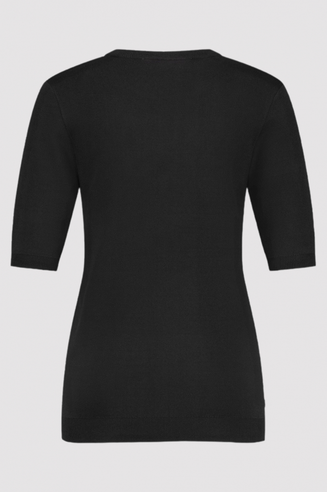 Studio Anneloes 91530 lana Pull korte mouw Zwart