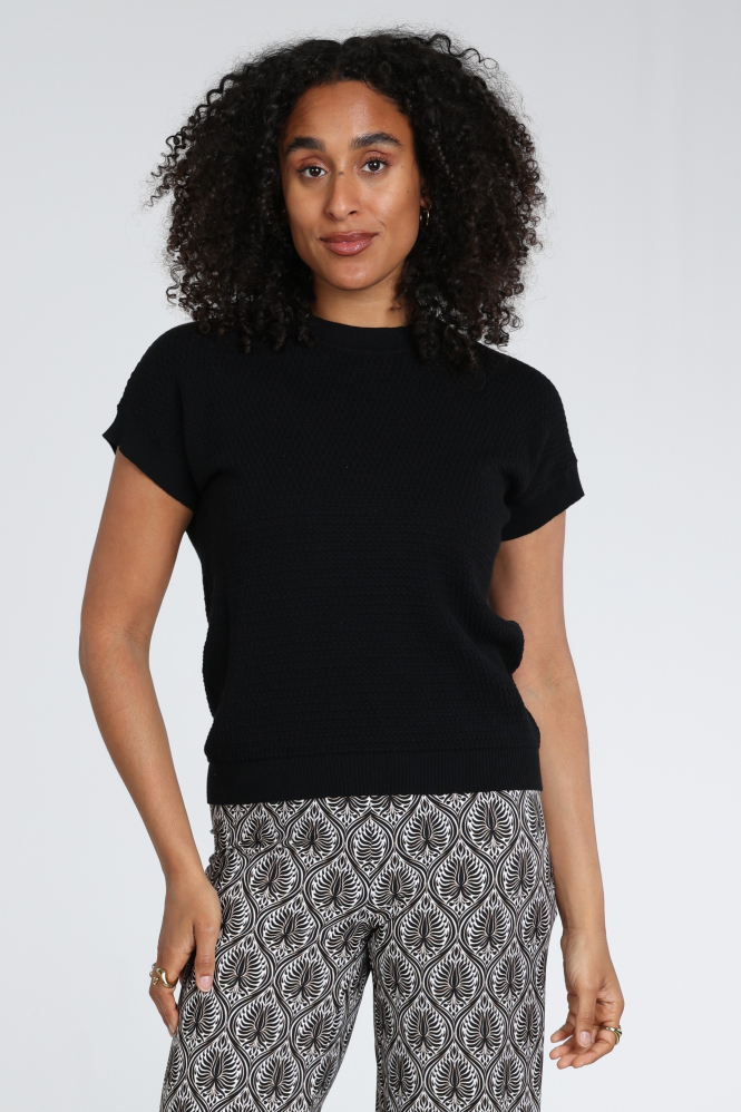 Emotions 126108 Pull korte mouw Zwart