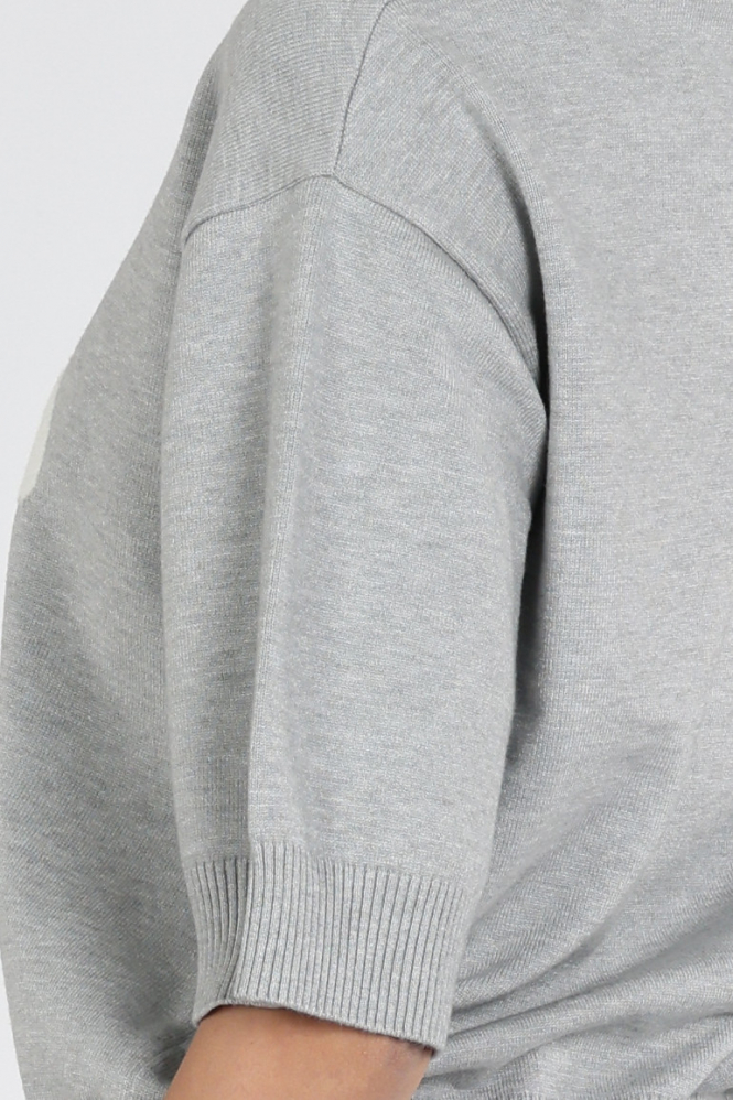 STUDIO AR by ARMA isidre Pull korte mouw Grijs