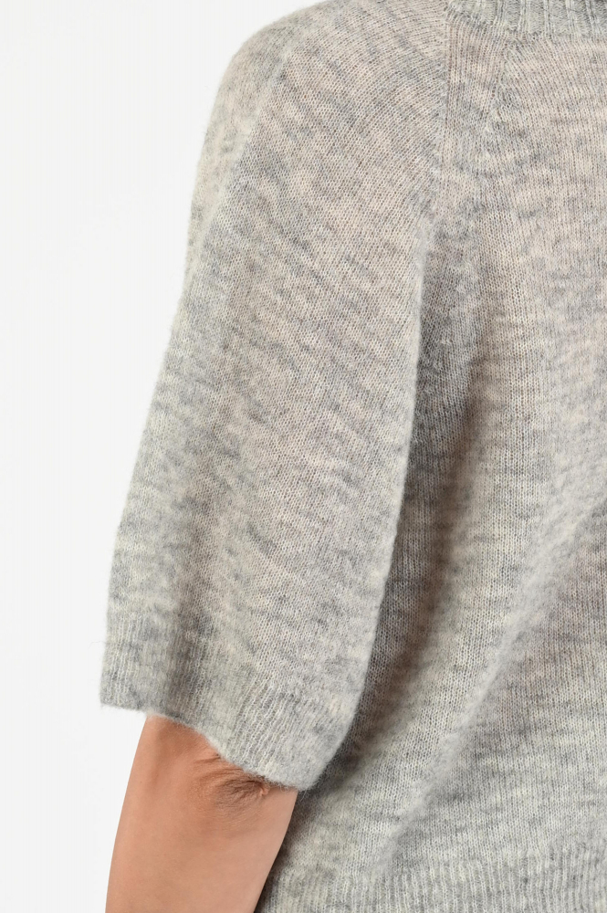 Marc Cain ZS 41.21 M01 Pull korte mouw Grijs