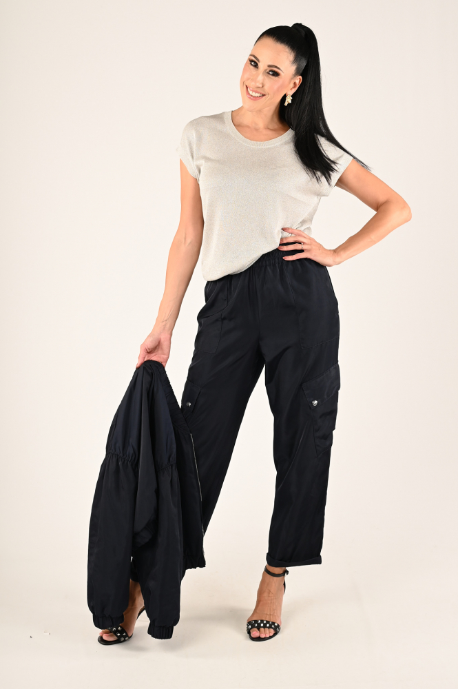 Beaumont Dion Pull korte mouw Grijs