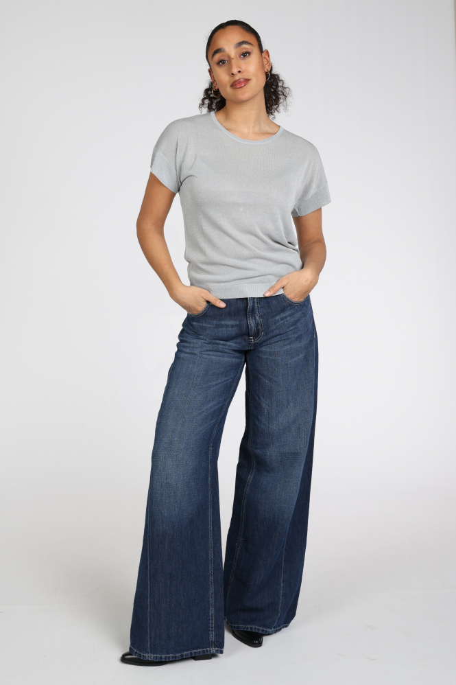 Emotions 126070 Pull korte mouw Zilver