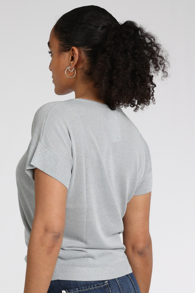 Emotions 126070 Pull korte mouw Zilver