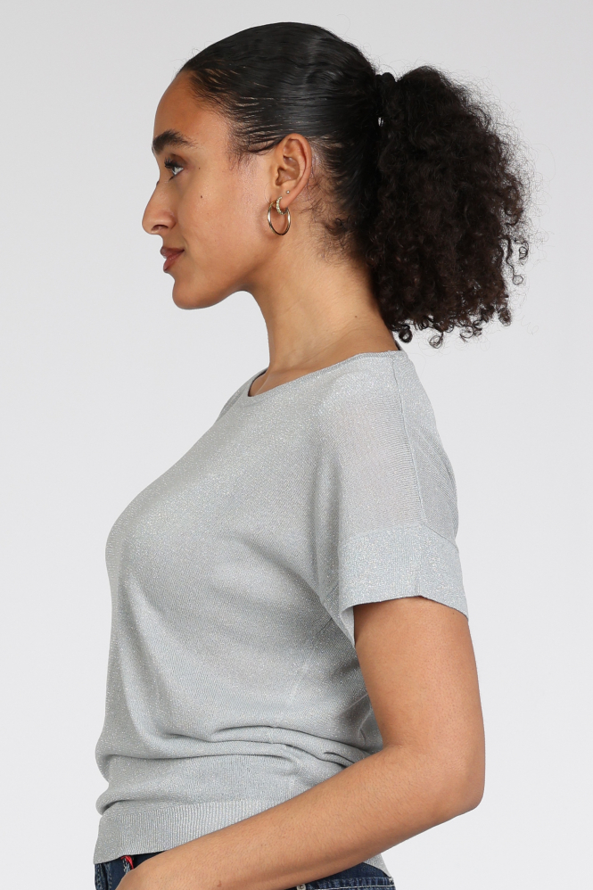 Emotions 126070 Pull korte mouw Zilver