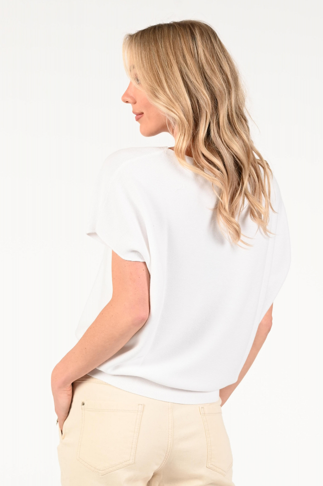 Emotions 125016 Pull korte mouw Wit