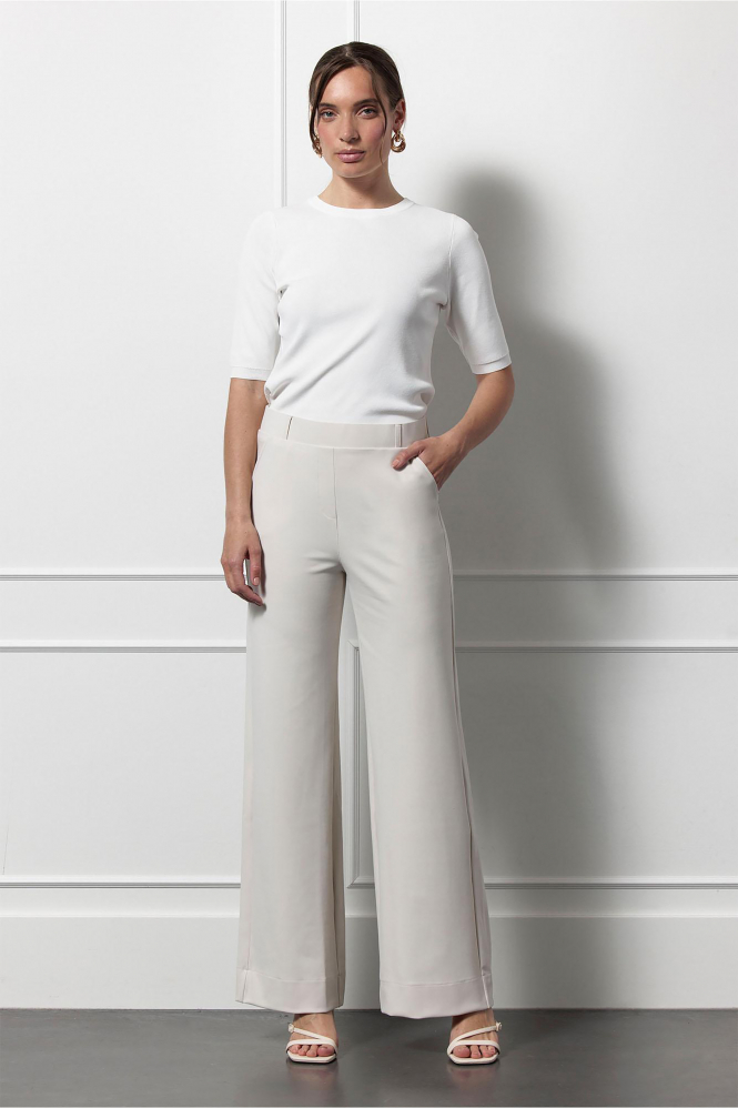 L.O.E.S. by Studio Anneloes Lana ssl solid pull Pull korte mouw Wit