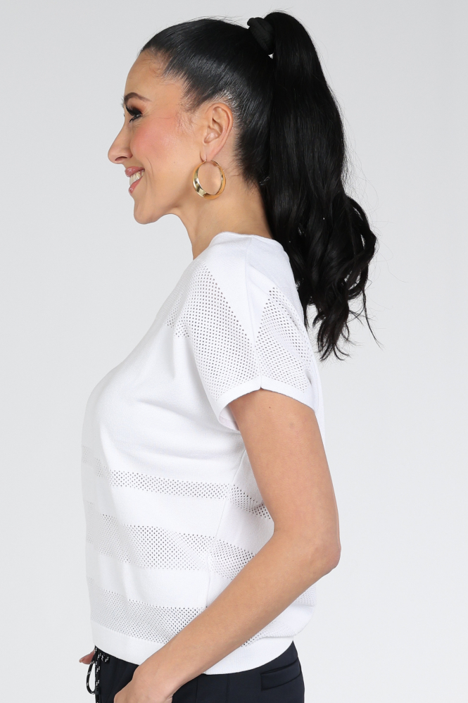 FABER 15607 Pull korte mouw Wit