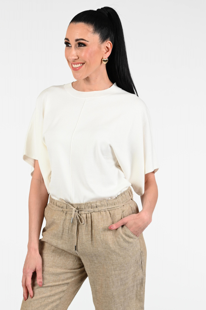 Smashed Lemon 25103 Pull korte mouw Wit