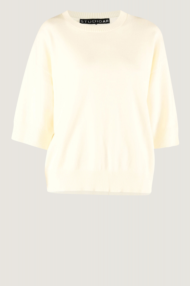 STUDIO AR by ARMA isidre Pull korte mouw Wit
