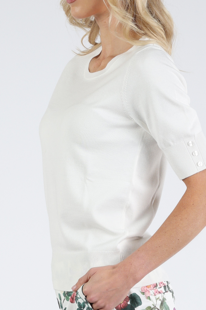 Emotions 126001 Pull korte mouw Wit