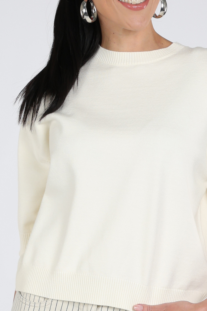 STUDIO AR by ARMA isidre Pull korte mouw Beige