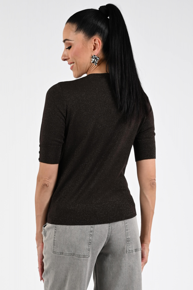 Emotions 225106 Pull korte mouw Bruin