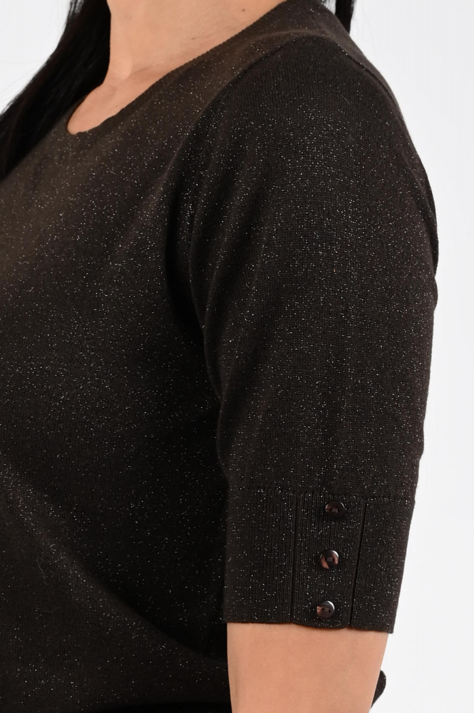 Emotions 225106 Pull korte mouw Bruin