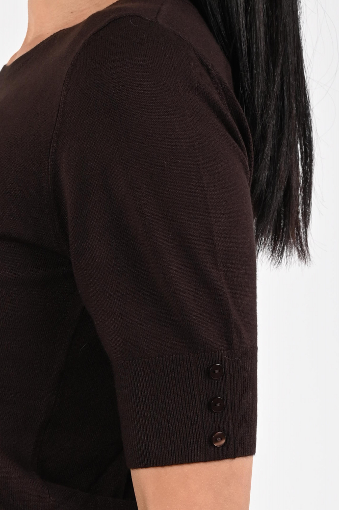Emotions 225001 Pull korte mouw Bruin
