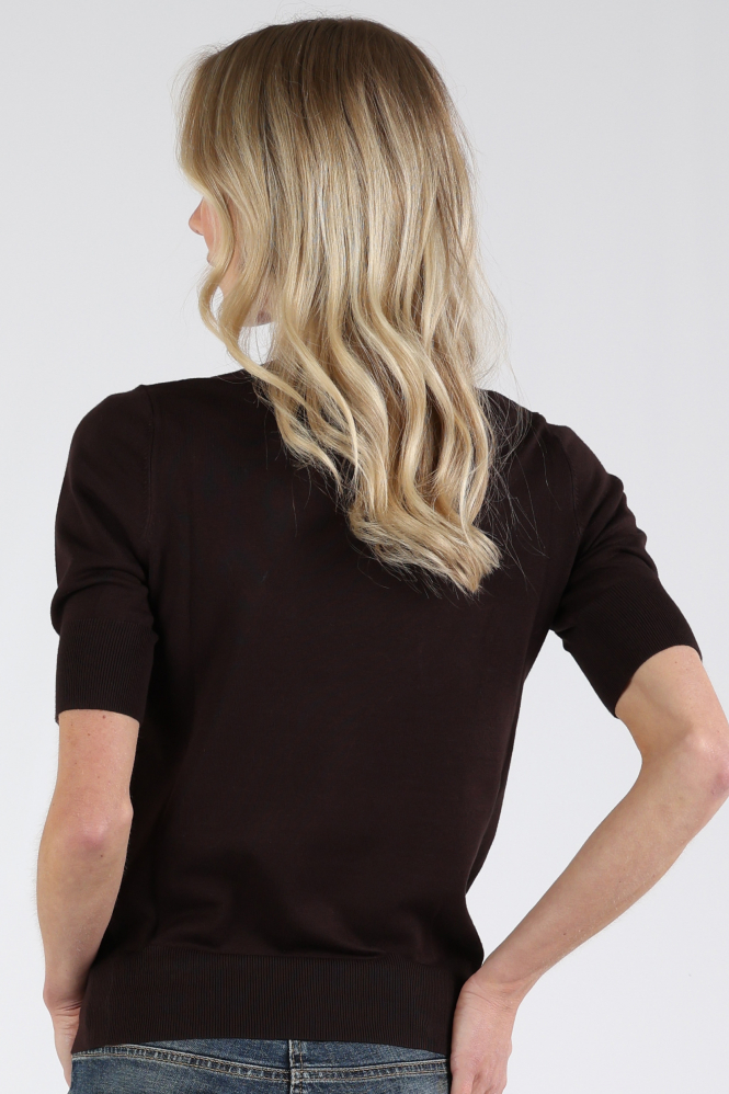 Emotions 126001 Pull korte mouw Bruin