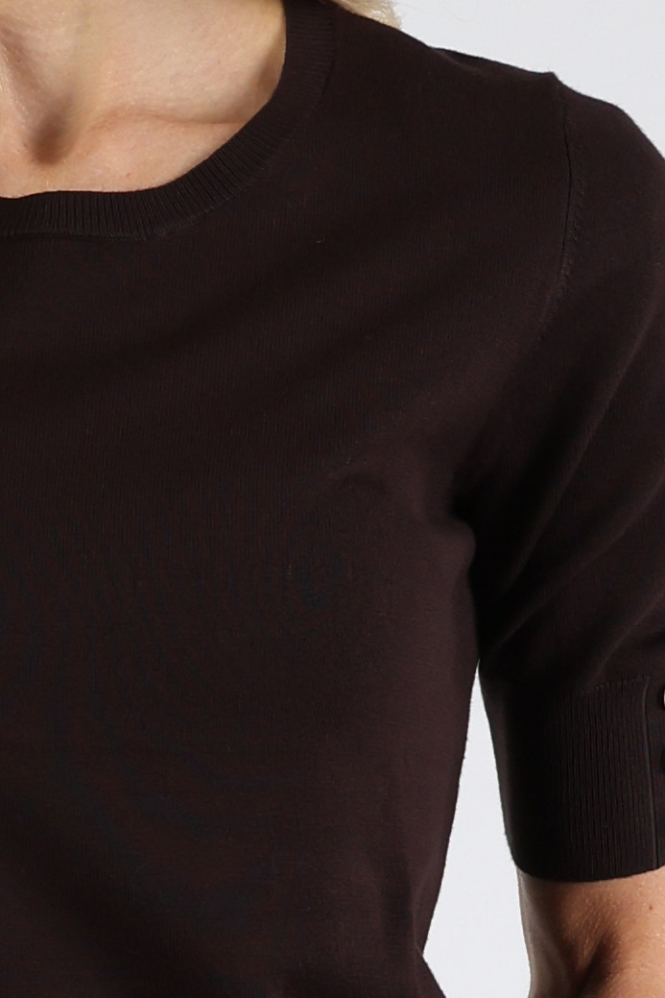 Emotions 126001 Pull korte mouw Bruin