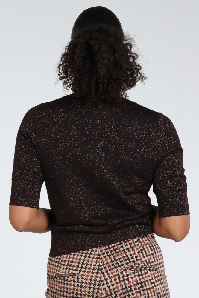 Emotions 226082 Pull korte mouw Bruin