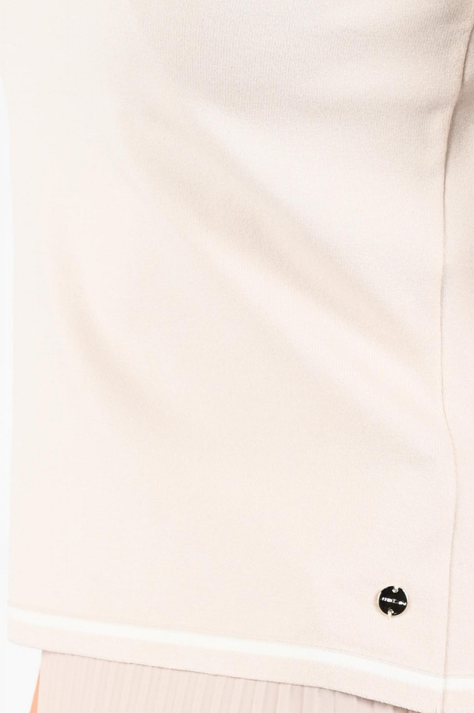 Marc Cain AC 41.09 M11 Pull korte mouw Beige