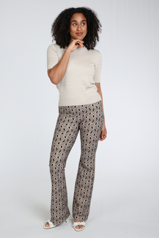 Emotions 126005 Pull korte mouw Beige