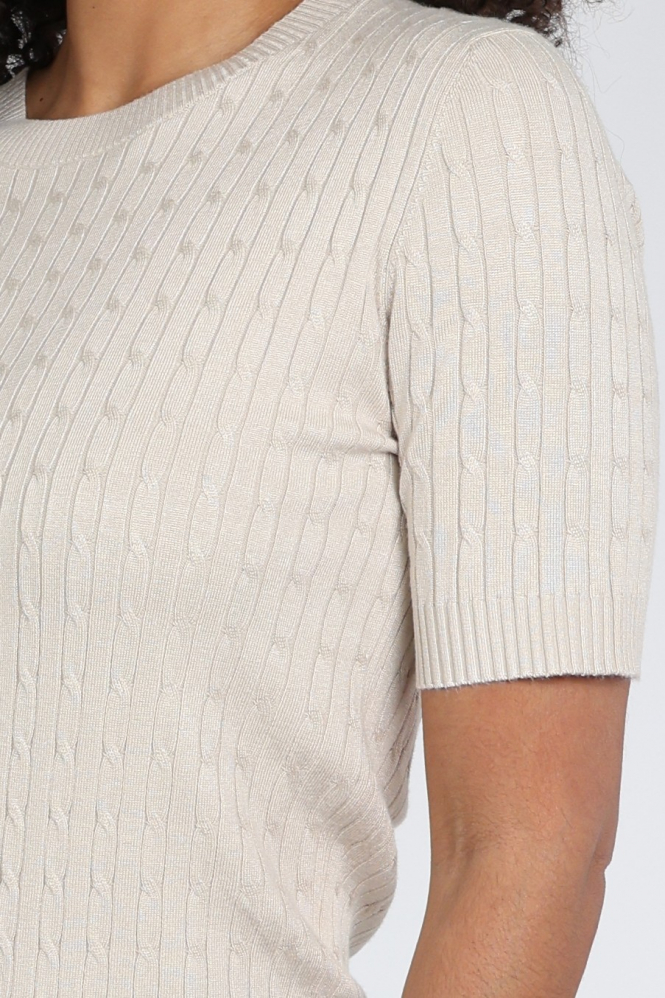 Emotions 126005 Pull korte mouw Beige
