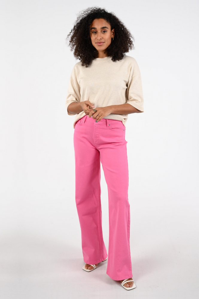 Geisha 64065-14 Pull korte mouw Beige