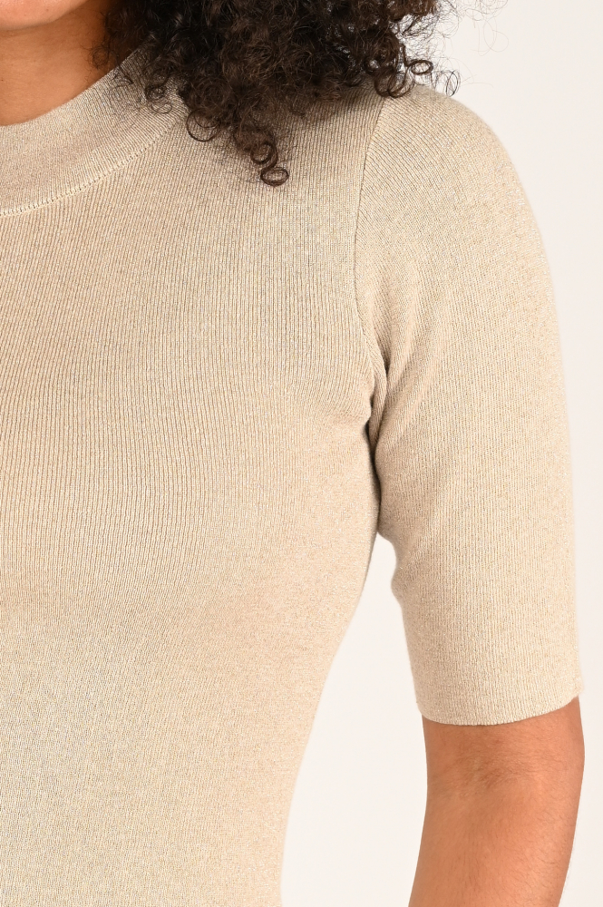 Emotions 224104 Pull korte mouw Beige