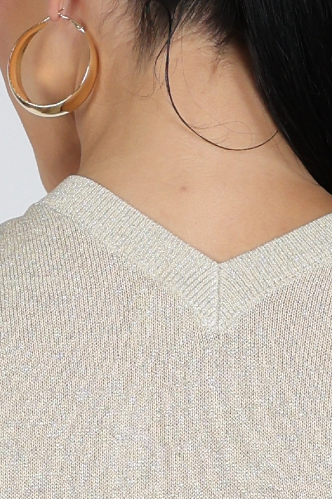 Beaumont BC81730261 Pull korte mouw Beige