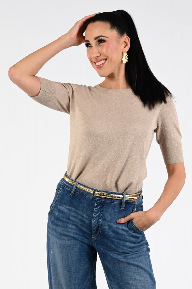 Emotions 225106 Pull korte mouw Bruin