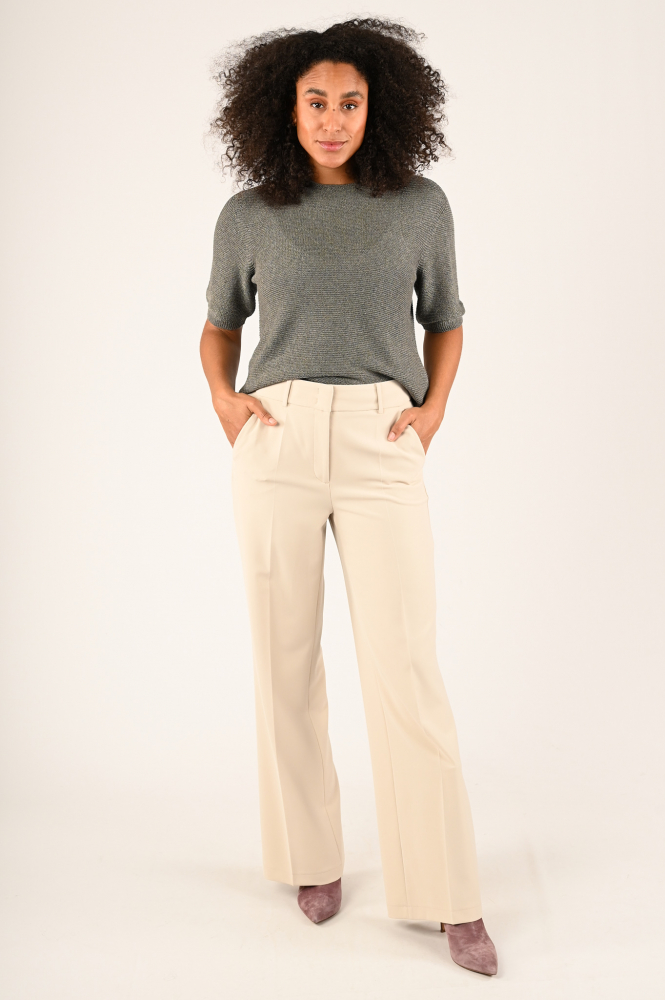 Luisa Cerano 108514-5339 Pull korte mouw Bruin