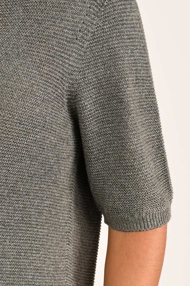 Luisa Cerano 108514-5339 Pull korte mouw Bruin