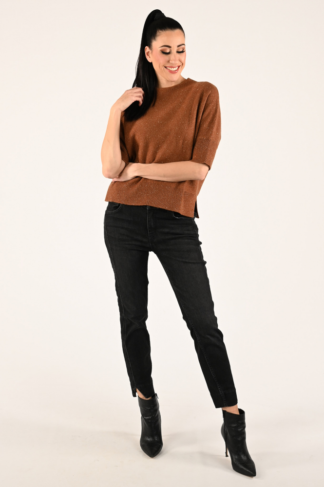 Emotions 235046 Pull korte mouw Bruin