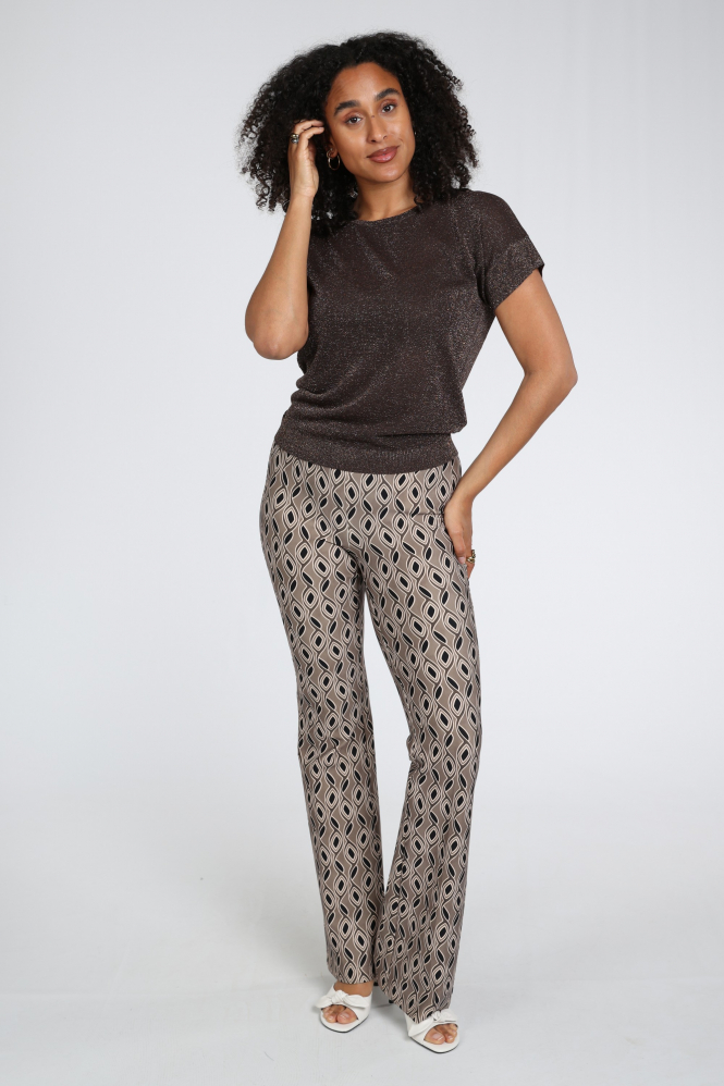 Emotions 126070 Pull korte mouw Bruin