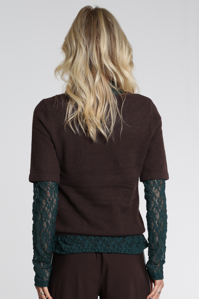 Studio Anneloes 14407 Pull korte mouw Bruin