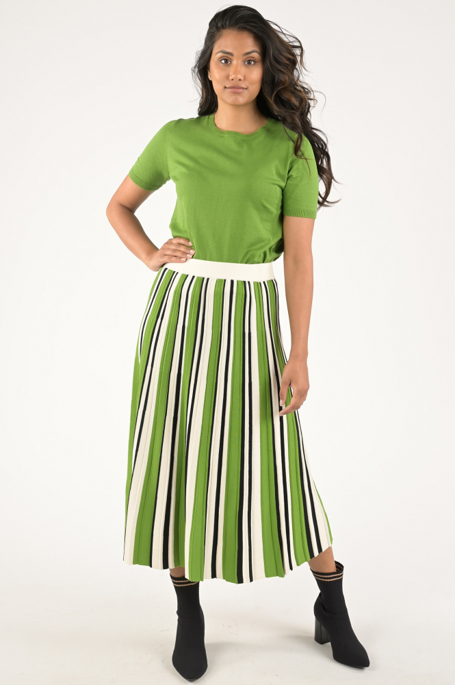 MaxMara agro mm12022 Pull korte mouw Groen