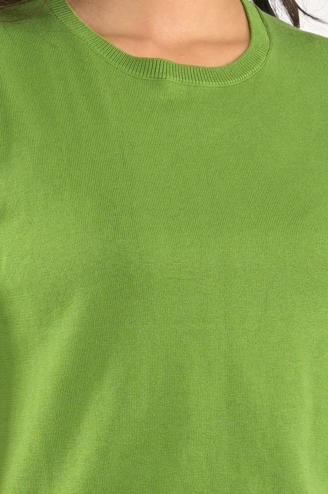 MaxMara agro mm12022 Pull korte mouw Groen